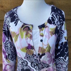 Printed Cardigan